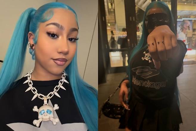 칸예 웨스트와 킴 카다시안의 딸 노스 웨스트. 노스 웨스트 인스타그램 캡처