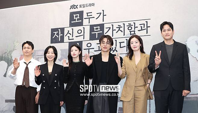 ▲ 오정세 강말금 고윤정 구교환 한선화 박해준 ⓒ곽혜미 기자