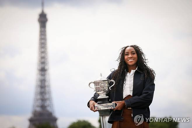 2025년 프랑스오픈 여자 단식 우승 고프 [EPA=연합뉴스]