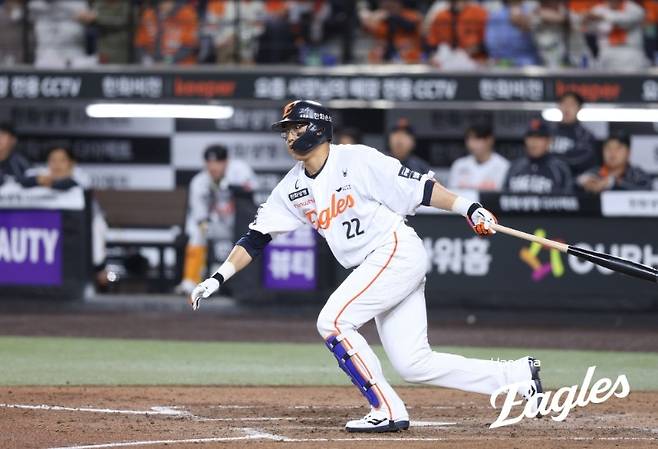 한화 채은성의 타격 모습.  [한화 이글스 제공. 재판매 및 DB 금지]