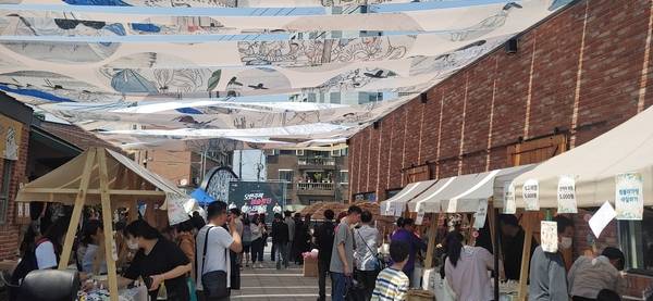 오산장터 오픈주막. /오산양조 제공