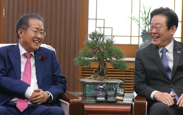 홍준표 전 대구시장, 이재명 대통령. 연합뉴스