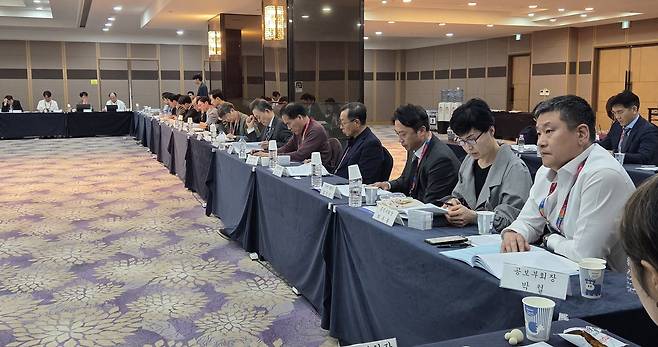 18일 충북 청주 오송H호텔에서 2026년 제1차 대한수의사회 임원 워크숍이 진행됐다. ⓒ 뉴스1 한송아 기자