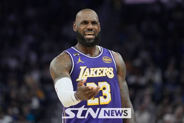 LA 레이커스&nbsp;르브론 제임스. /사진=뉴시스(AP)