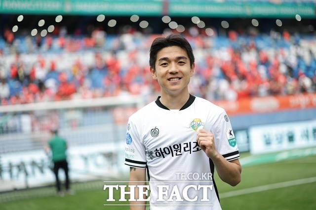 강원 역사에 이름을 새긴 김대원./K리그