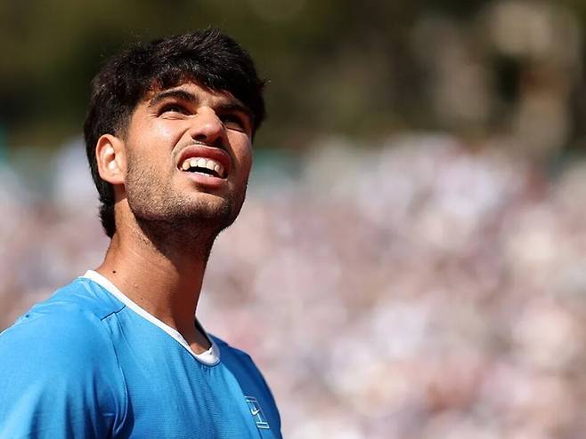 2022, 23년 연속 우승을 거둔 ATP 1000 마드리드 오픈 출전을 포기한 카를로스 알카라스. 게티이미지