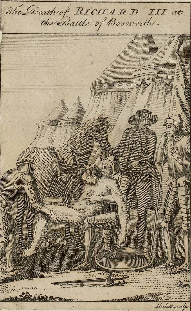 토마스 페넌트, 보스워스 전투에서 리처드 3세의 죽음(삽화), 1781