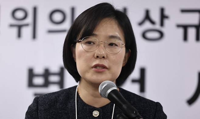 권창영 2차 종합특별검사팀 김지미 특검보. 연합뉴스