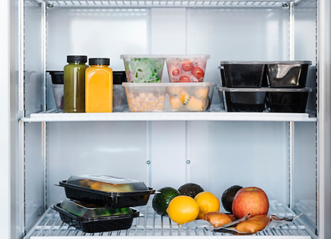 냉장고 음식 관련 이미지. 아이클릭아트