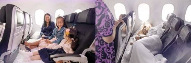 에어뉴질랜드가 도입한 스카이카우치(Skycouch). 사진=에어뉴질랜드