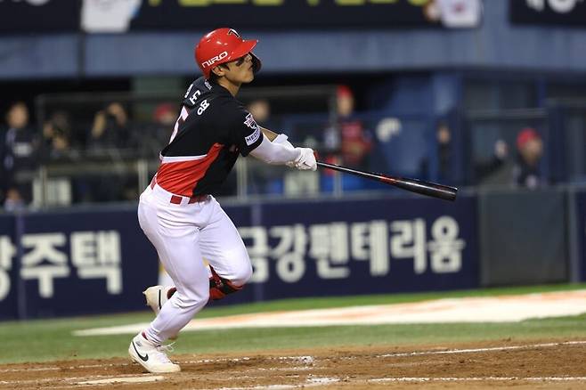 ▲ 8회 시즌 6호 홈런을 터뜨린 김도영 ⓒKIA타이거즈