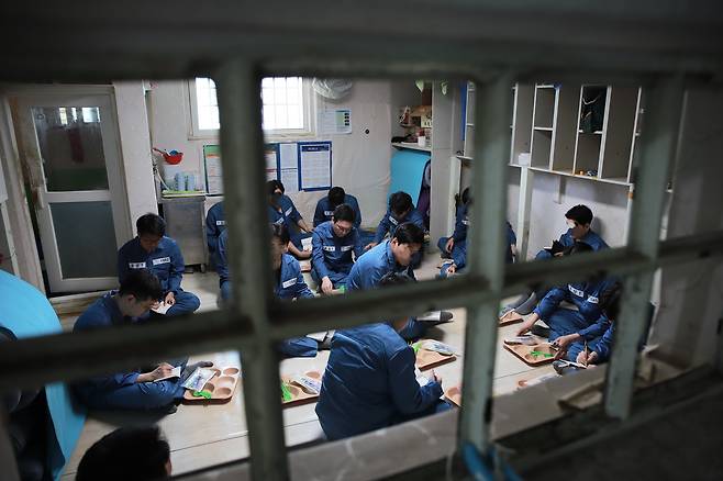 안양교도소 혼거 수용거실. /법무부