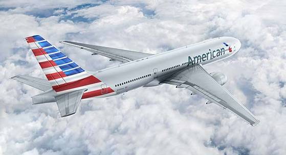 아메리칸항공 여객기. 중앙포토