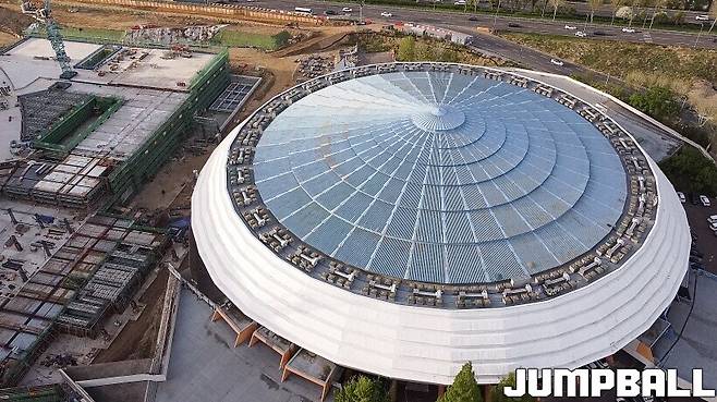 ▲ 재개발 사업으로 여러 공사가 진행중인 잠실 종합운동장 주변