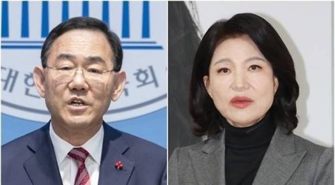 ▲ 주호영 의원(왼쪽)과 이진숙 전 방송통신위원장 [연합뉴스]