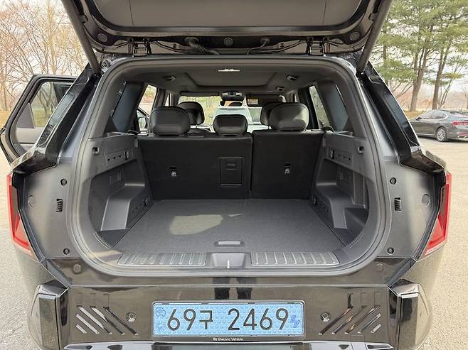 [서울=뉴시스] 류인선 기자 = 기아 EV5의 트렁크 모습. 2026.4.19. photo@newsis.com *재판매 및 DB 금지