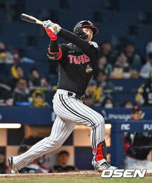 [OSEN=창원, 이석우 기자] LG 트윈스 홍창기 116 2026.04.08 / foto0307@osen.co.kr