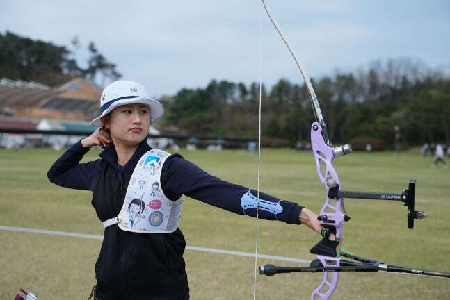 한국 양궁 국가대표 선수로 선발된&nbsp;오예진(23·광주은행). 한국양궁협회 제공