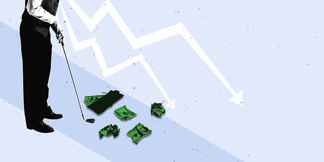 소액 내기 골프라도 반복되면 도박으로 처벌받을 수 있다. 게티이미지뱅크