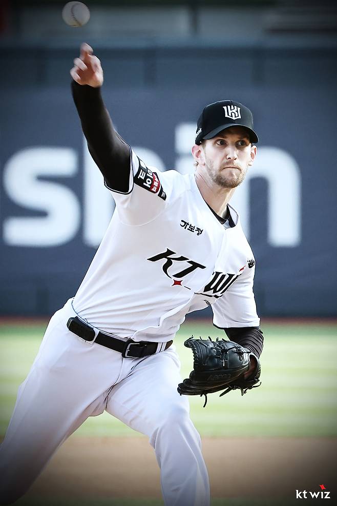 KT 케일럽 보쉴리. KT 위즈 제공