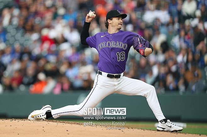 ▲ 오타니 쇼헤이를 3타수 무안타로 묶은 콜로라도 선발 라이언 펠트너.