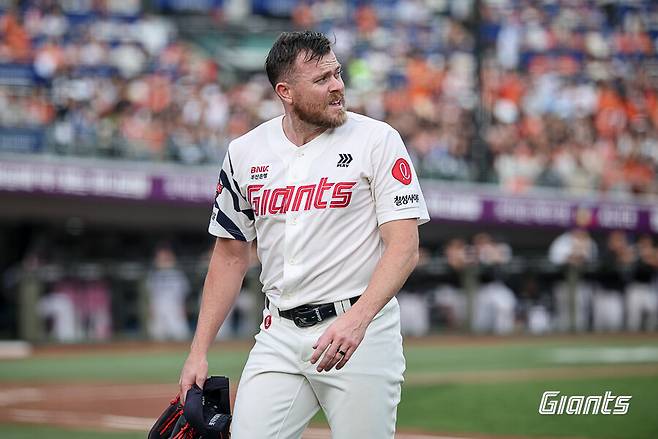 ▲ 제레미 비슬리 ⓒ롯데 자이언츠