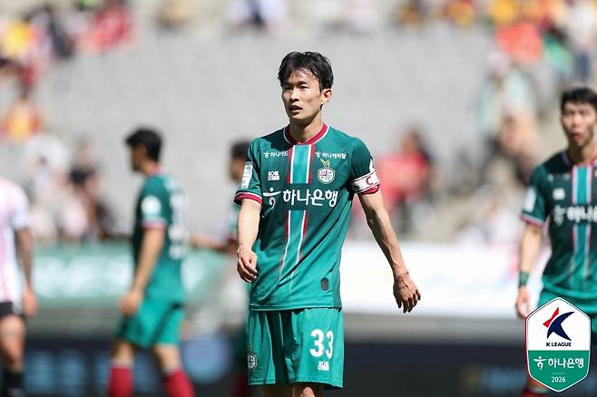 대전 하나시티즌 수비수 김문환. /사진=한국프로축구연맹 제공