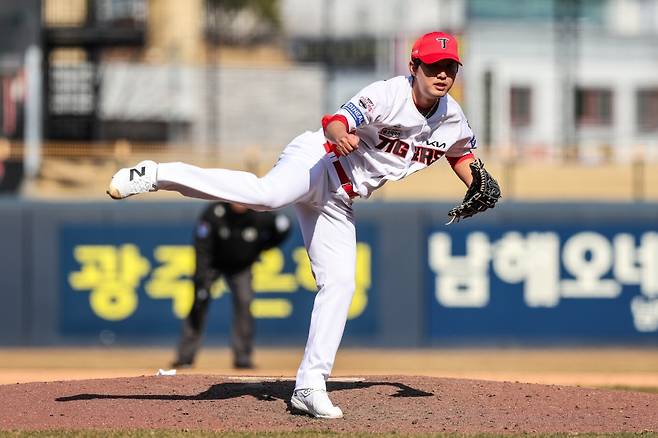 KIA 타이거즈 불펜 투수 홍건희. /사진=KIA 타이거즈 제공