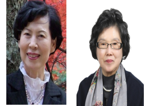 ◇(사진 왼쪽부터)제9회 강원문학작품상을 수상한 김계남, 김순실 씨.