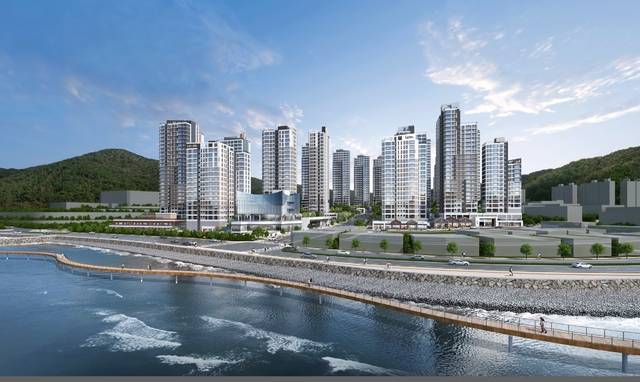 '여수 소제 중흥S-클래스 우미린’ 투시도 (중흥토건 제공)