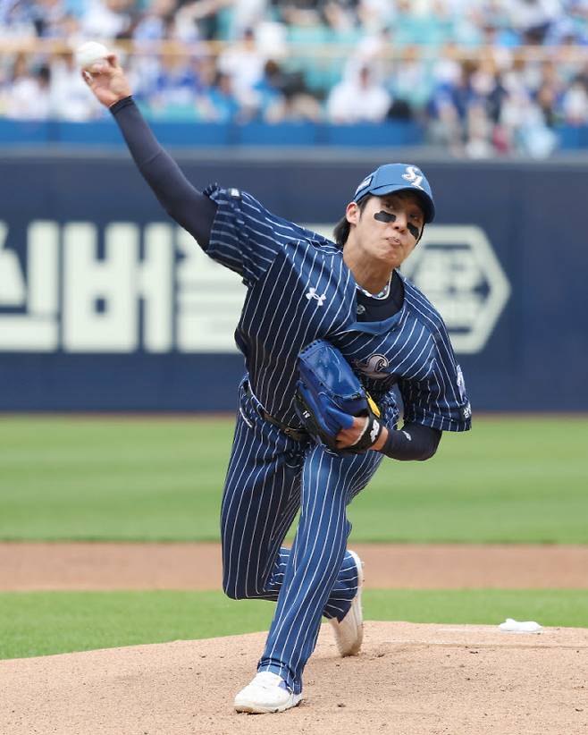 삼성 원태인 '역투'.(사진=연합뉴스)
