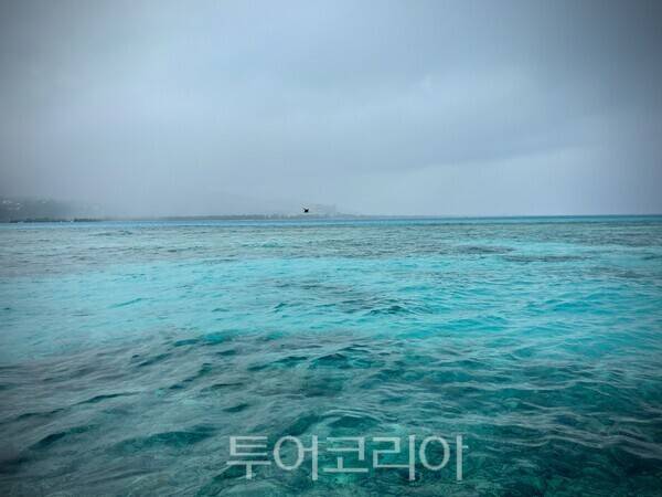 터키석빛 바다를 자랑하는 사이판 섬 / 사진- 박은하 기자