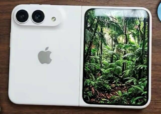 폴더블 아이폰의 렌더링이 등장했다. 사진=마진 부 엑스(@MajinBuofficia)