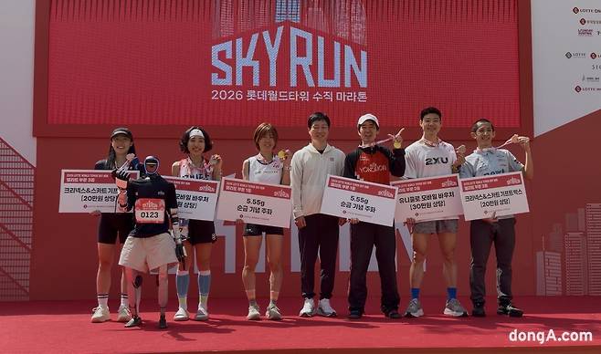 롯데이노베이트, ‘2026 롯데월드타워 스카이런’서 휴머노이드 로봇 ‘로이’ 투입 롯데이노베이트 제공