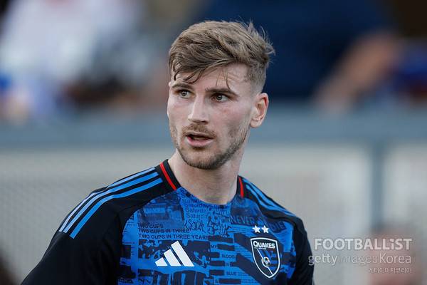 티모 베르너(산호세어스퀘이크스). 게티이미지코리아