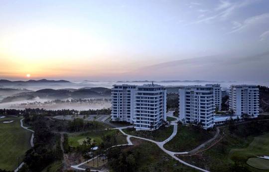 오는 22일부터 24일까지 나흘간 '유에스키즈(U.S. Kids) 코리아 챔피언십'이 열리는 경기 대부도의 더헤븐리조트와 더헤븐CC 전경/ 사진= 더헤븐리조트 제공.