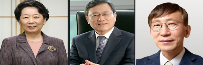 기초과학연구원(IBS) 원장 후보. 노정혜(왼쪽부터) 서울대 명예교수, 신성철 전 KAIST 총장, 장석복 IBS 분자활성 촉매반응 연구단장.[헤럴드DB]