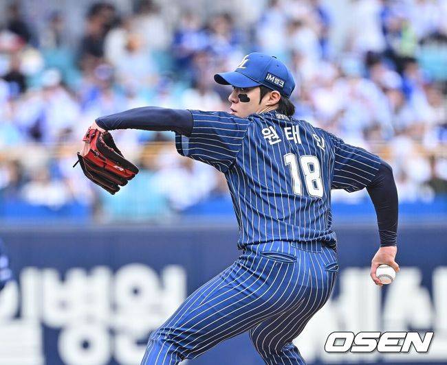 [OSEN=대구, 이석우 기자] 삼성 라이온즈 원태인 230 2026.04.12 / foto0307@osen.co.kr