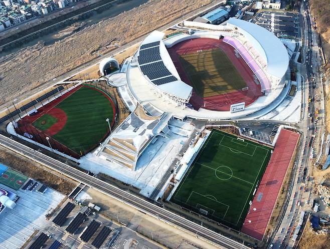 경기 광주시 G-스타디움 전경. 대보건설 제공