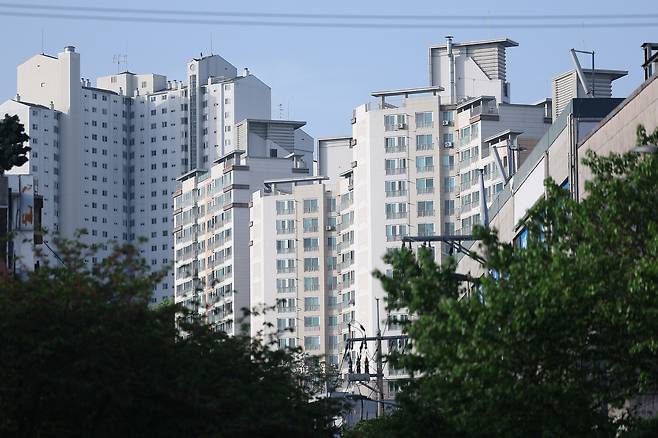 지난 19일 서울 시내 한 아파트 단지의 모습. 연합뉴스