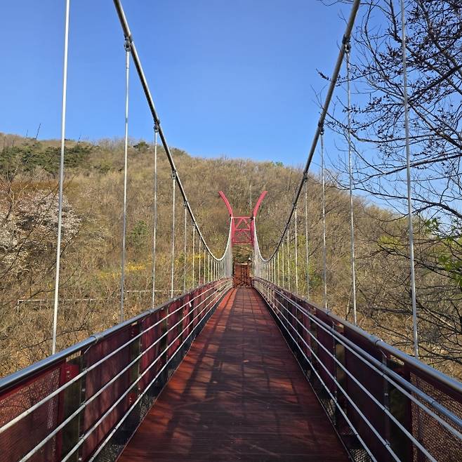 해명산 구름다리