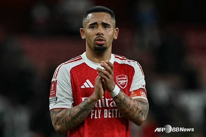 아스널 공격수 가부리엘 제주스. /AFPBBNews=뉴스1