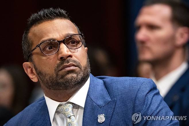 파텔 FBI 국장 [UPI 연합뉴스 자료사진. 재판매 및 DB 금지]