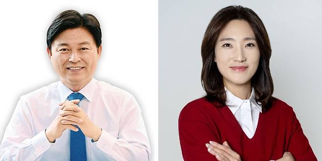 부천시장 민주당 조용익(왼쪽) 후보와 국민의힘 곽내경 후보 [각 캠프 제공. 재판매 및 DB 금지]