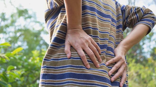 허리디스크와 척추관협착증은 신경이 눌려 다리 통증이 유발되지만, 발생 원인, 증상, 치료 접근법이 서로 다르다 | 출처: 클립아트코리아