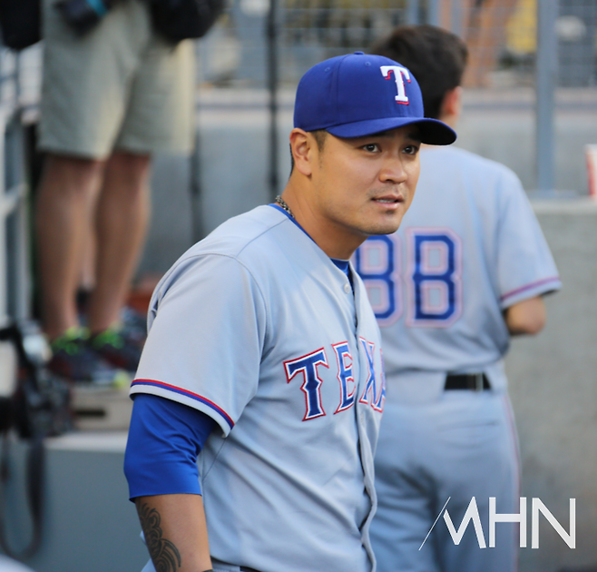 (텍사스 시절의 추신수)