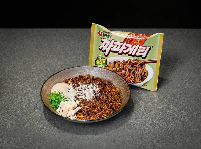 농심 농심면가 '몽탄 짜파게티' 메뉴 연출 사진.(농심 제공)