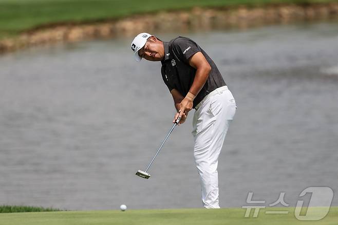 LIV 골프에서 활약 중인 안병훈. ⓒ AFP=뉴스1