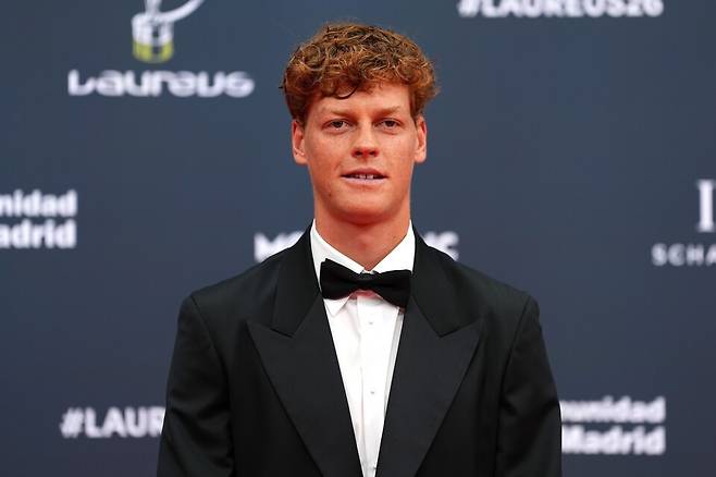 라우레우스 스포츠 어워드에 참석한 야닉 시너. 사진제공/라우레우스아카데미