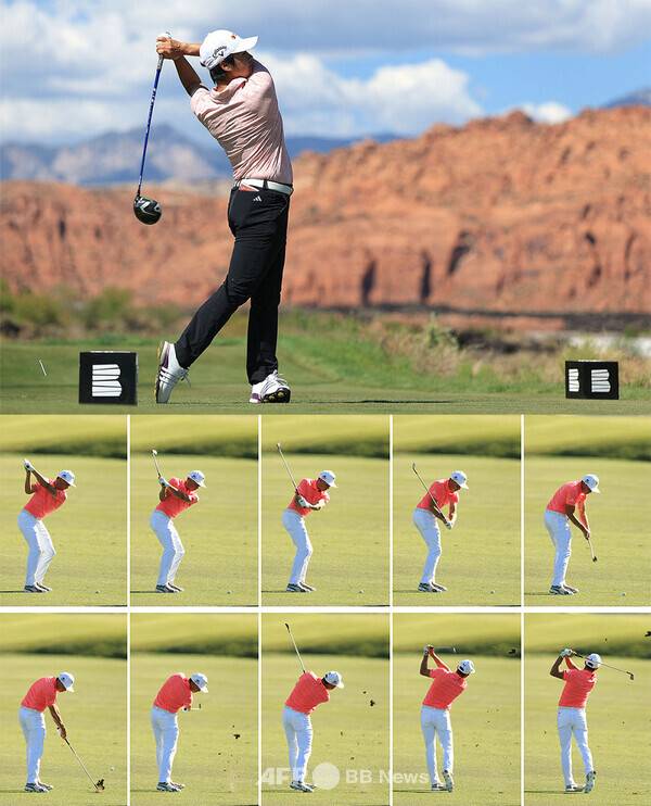 (사진 위) 전 여자골프 세계랭킹 1위였던 대만의 야니 챙(청야니). (아래) 미국프로골프(PGA) 투어에서 활약하는 리키 파울러(미국)가 골프스윙을 하는 모습입니다. 사진제공=ⓒAFPBBNews = News1 (사진을 무단으로 사용하지 마십시오.)